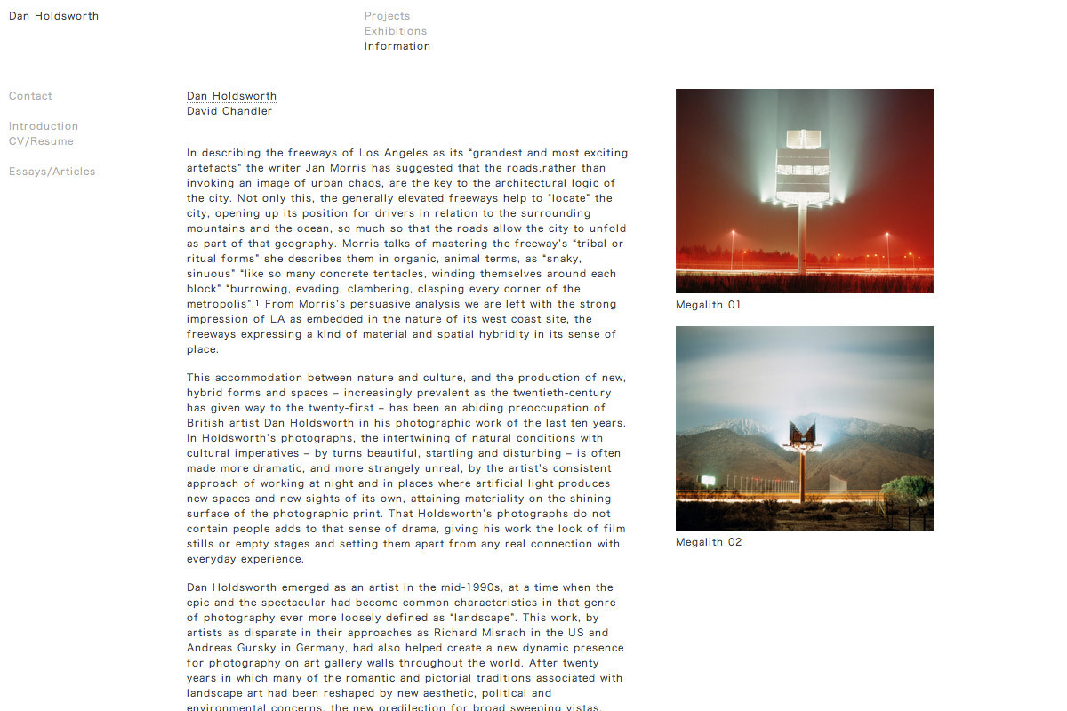Dan Holdsworth (Website)