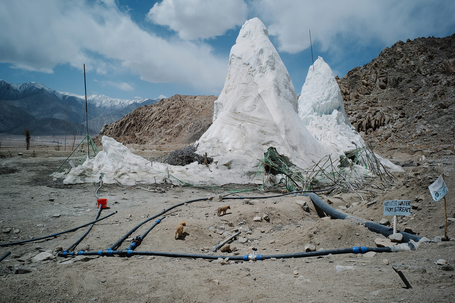 The Ice Stupas