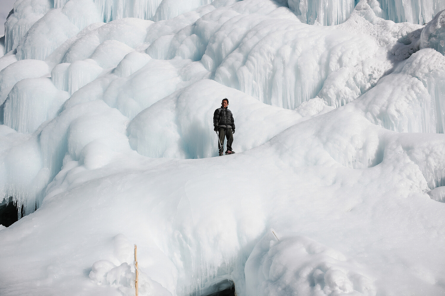 The Ice Stupas