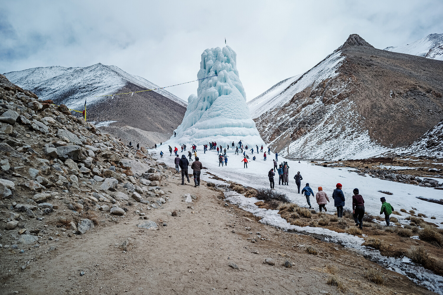 The Ice Stupas