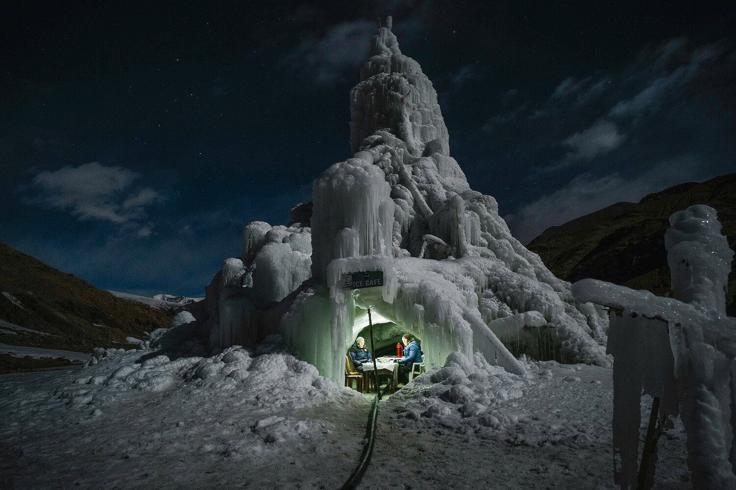 The Ice Stupas