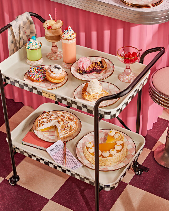 MacKenzie-Childs, “Rosy Check”