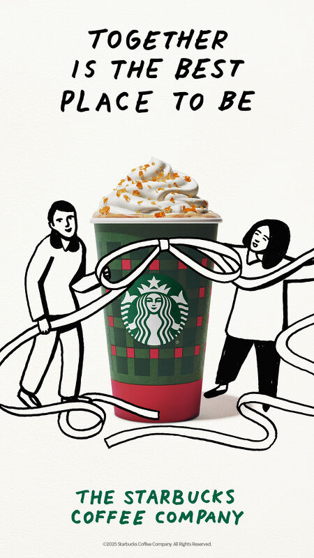 PEDEN+MUNK and Geoff McFetridge for Starbucks’ Drawn This Way Campaign