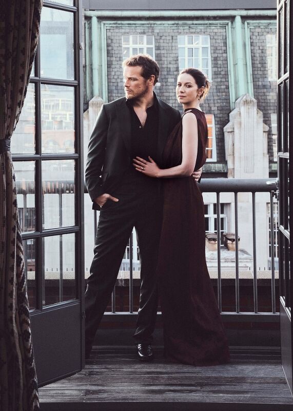 Caitríona Balfe and Sam Heughan, Vogue